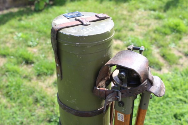 Wehrmacht rangefinder EM base 0.8m Wild Heerbrugg M / 1940 with tripods and transport container, WaA