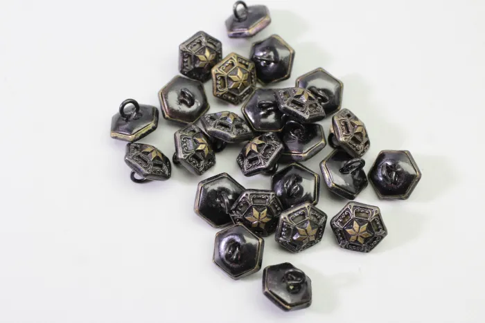 175 Original Livery & Traditional Costume Buttons Made of Metal – Vintage Stock from a Uniform Tailor
