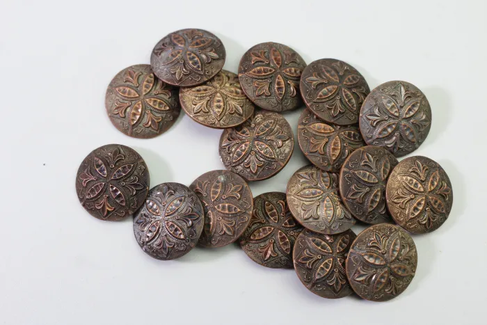 175 Original Livery & Traditional Costume Buttons Made of Metal – Vintage Stock from a Uniform Tailor