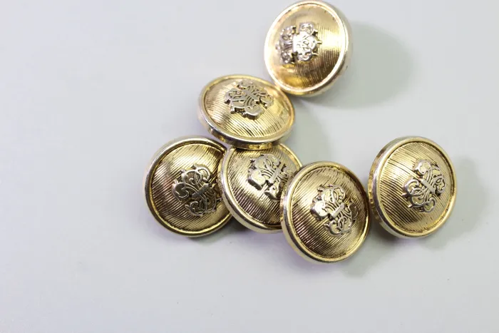 175 Original Livery & Traditional Costume Buttons Made of Metal – Vintage Stock from a Uniform Tailor