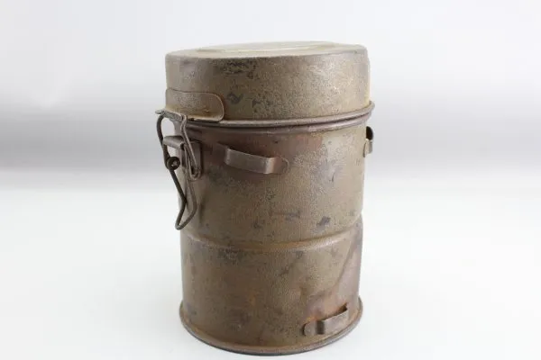 ww1 Gasmaskendose, so genannte Bereitschaftsbüchse für Gasmaske M15 und M16