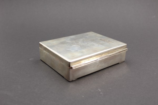 ww2 Silver box of a non-commissioned officer of the chasers case Luftwaffe 833 silver