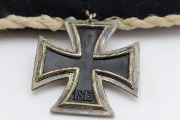 Medal pillow of a fighter with the Iron Cross 2nd class