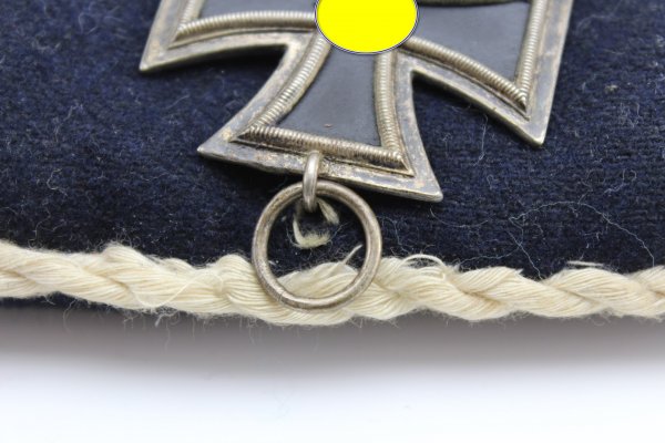Medal pillow of a fighter with the Iron Cross 2nd class
