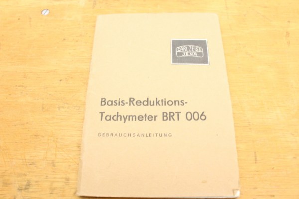 DDR / NVA Carl Zeiss BRT 006 Basis Reduktions Tachymeter Theodolit BRT006, Offiziershochschule Ernst Thälmann