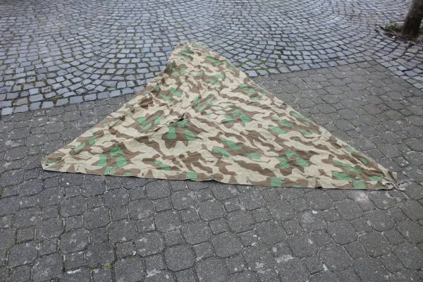 WW2 Wehrmacht tent track, tent tarpaulin 31 splitter camouflage / autumn - summer