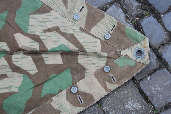 WW2 Wehrmacht tent track, tent tarpaulin 31 splitter camouflage / autumn - summer