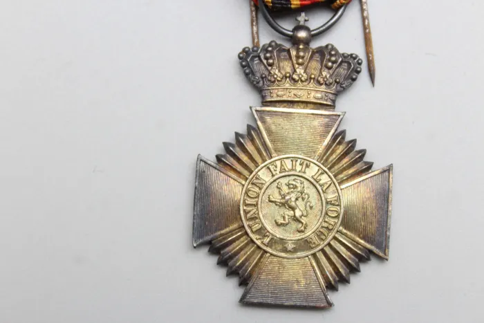 Ww1 belgisches Militär-Dienstkreuz (Décoration militaire).