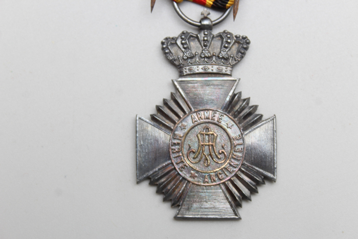 WWI Belgian Military Service Cross (Décoration militaire).