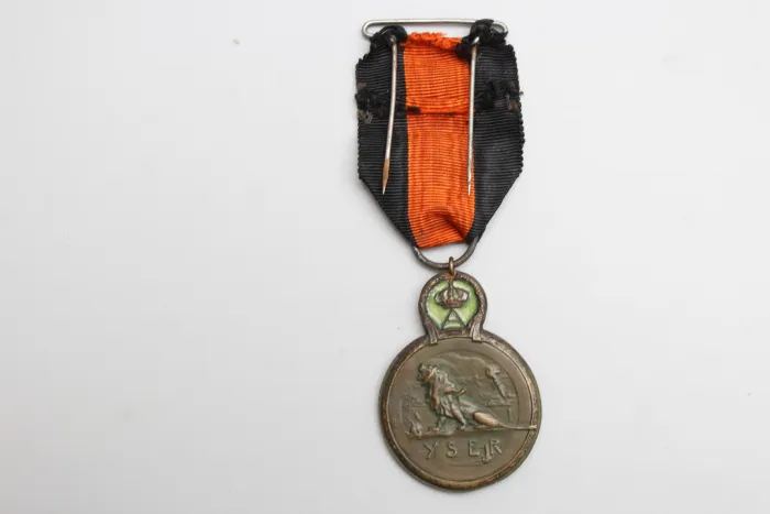 Ww1 belgische Yser-Medaille (Medaille de l'Yser / Medaille van de IJzer).