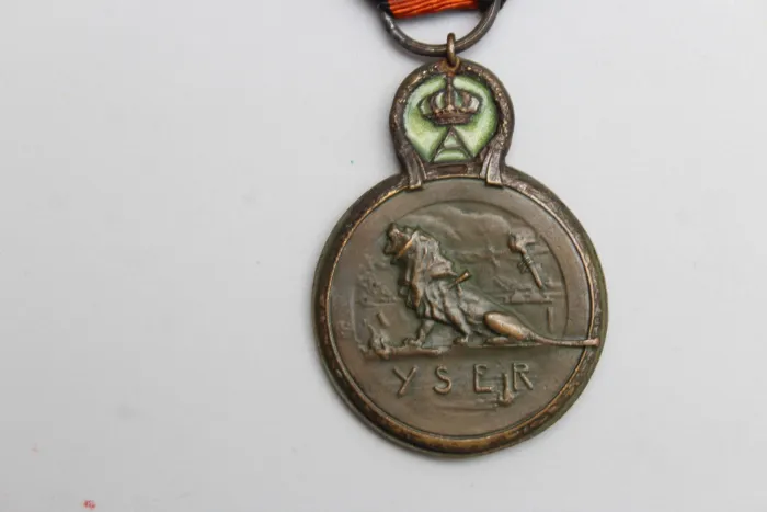 Ww1 belgische Yser-Medaille (Medaille de l'Yser / Medaille van de IJzer).