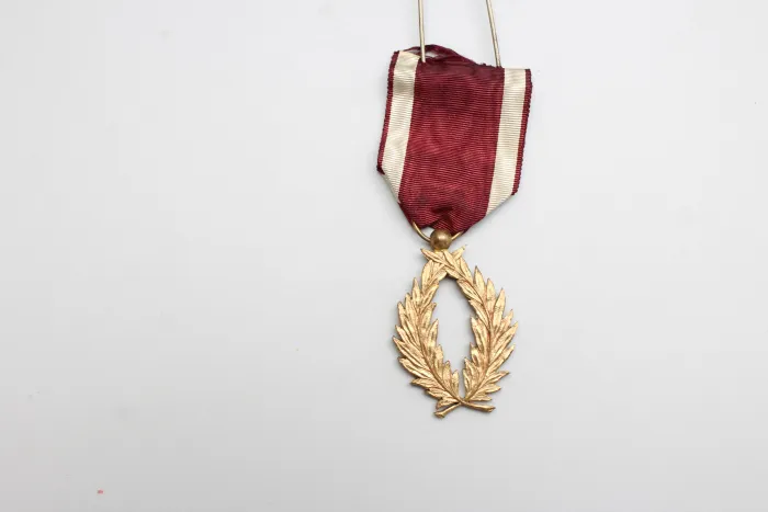 Goldene Palme des belgischen Kronenordens (Palmes d'Or de l'Ordre de la Couronne).