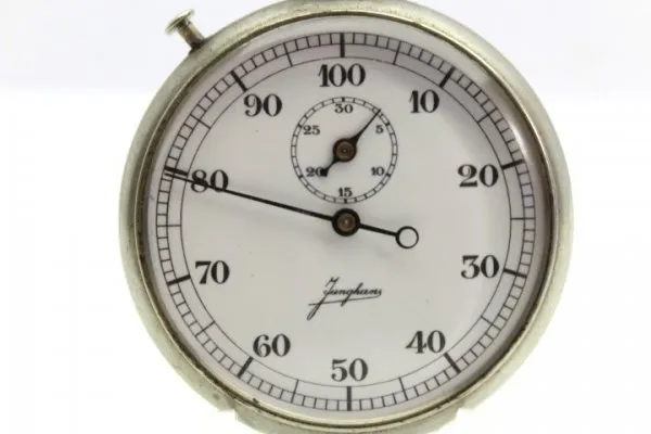 Pre-war war model Junghans stopwatch 1 - 2 WW navy - artillery - submarine, 2 drag pointers - rattrapante!