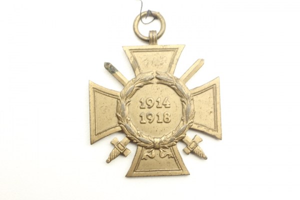 ww1 honor cross for front fighters of the world war 1914/18 with manufacturer