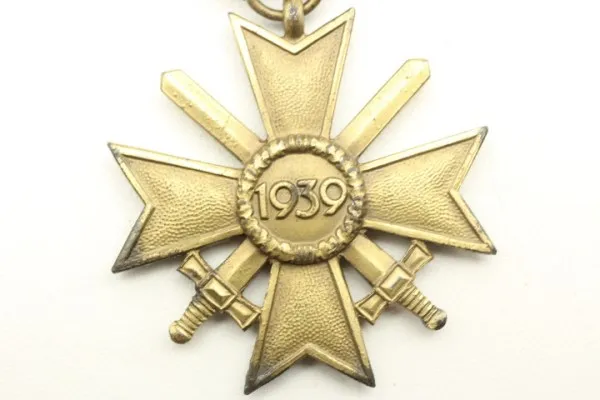 Ww2 KVK Kriegsverdienstkreuz mit Schwertern 2. Klasse am Band