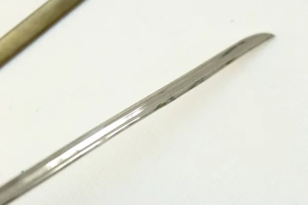 Letter opener in the shape of a miniature lion's head saber for officers with portepee