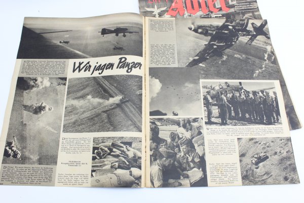 Wehrmacht Der Adler special print edition December 1, 1943, The Reichsmarschall and September 2, 1943 The heavy piece is rolling