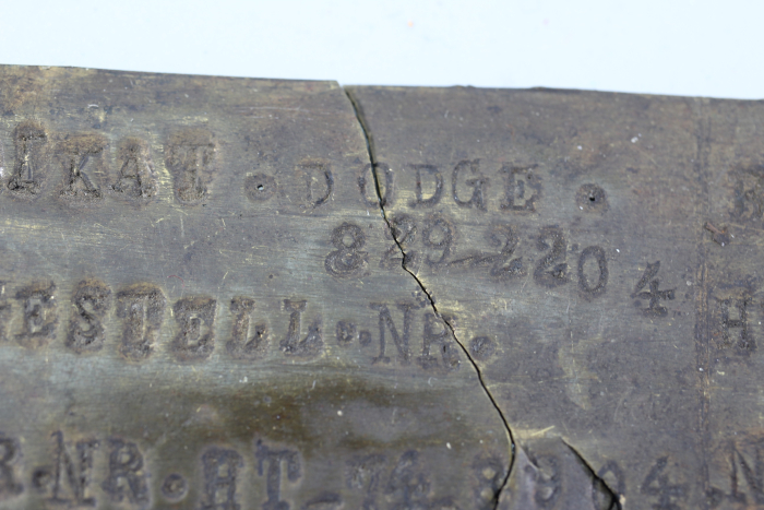 Wehrmacht engine shield of a DOGE 1940