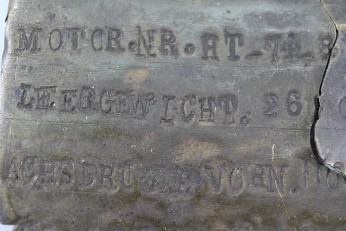 Wehrmacht engine shield of a DOGE 1940