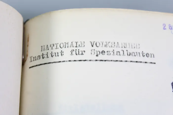 Geheime Verschlusssache der DDR, Bericht Kampfstoffe
