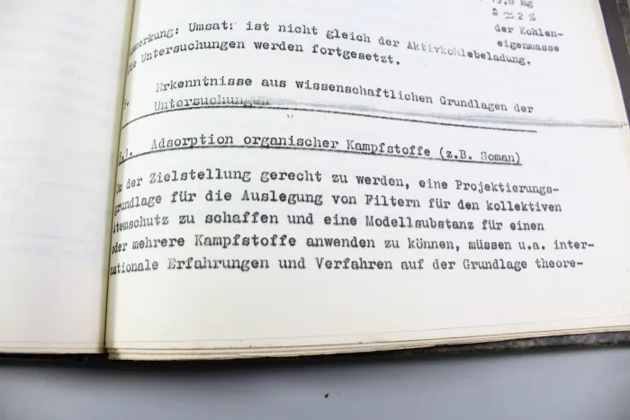 Top Secret GDR Document, Report on Chemical Weapons