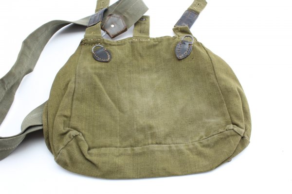 Wehrmacht bread bag with carrying strap carrier name