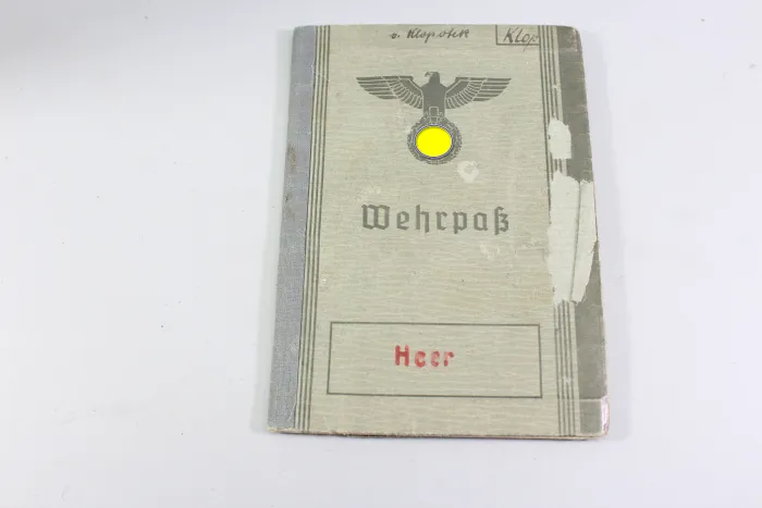 Army Service Record – 340th Infantry Division / IR 763 – Andreas von Klopotek – 1941, Missing