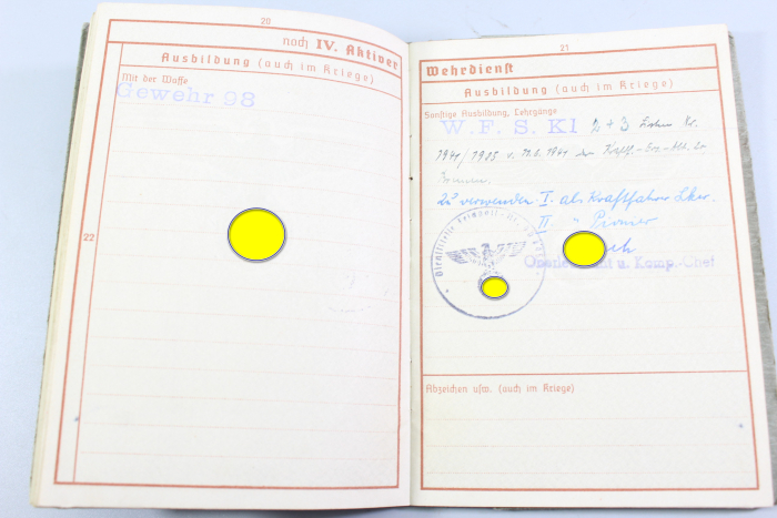 Army Service Record – 340th Infantry Division / IR 763 – Andreas von Klopotek – 1941, Missing