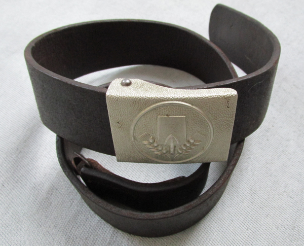 Koppelschloss mit Lederriemen M 1931 Freiwilliger Arbeitsdienst FAD