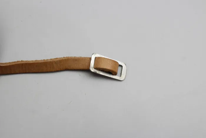 East German NVA AK-47 combat knife, leather bayonet lock for handle
