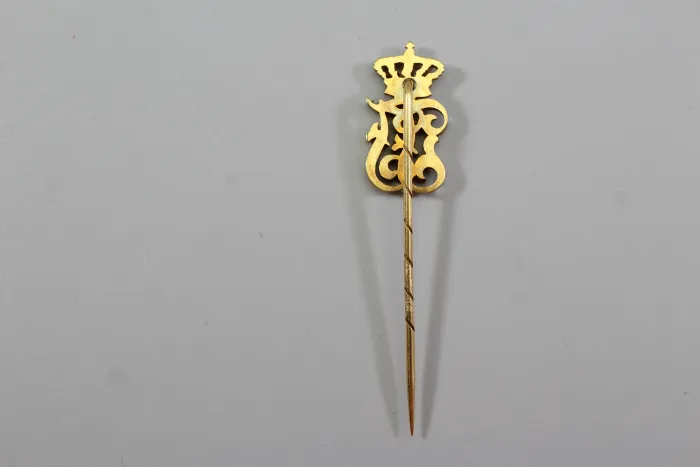 Archduke Franz Ferdinand – 14K Gold Gift Pin/Gift Pin with Monogram FF, Archduke's Crown