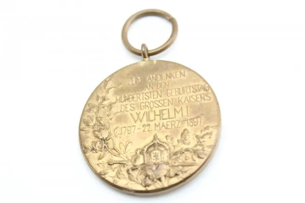 Preußen Kaiser Wilhelm I. Erinnerungsmedaille 1897