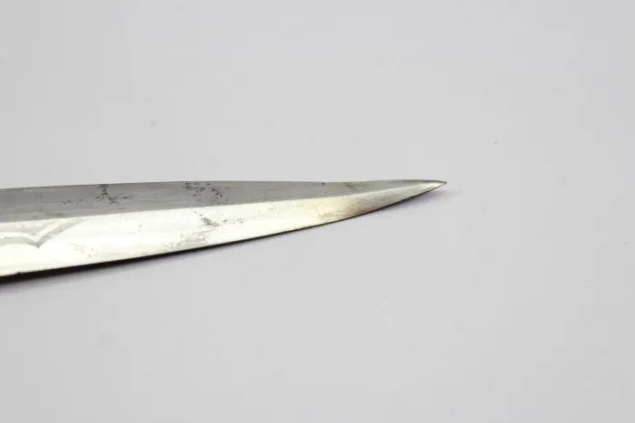 WW2 Kriegsmarine Offiziersdolch mit Portepee & Blitzscheide – F.W. Höller Solingen