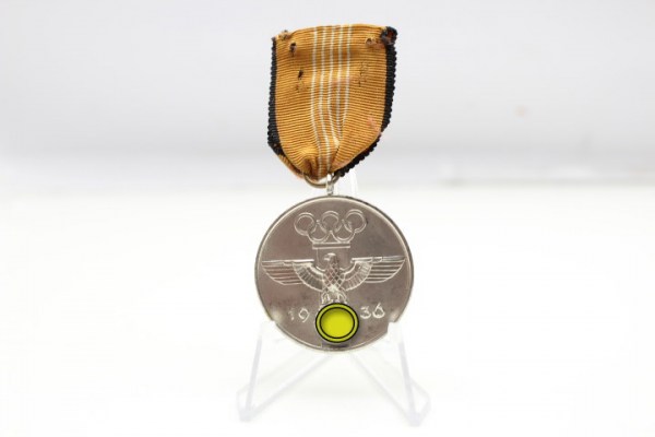 Kriegsmarine Togo NJL night hunting guide ship German Olympic medal of honor 2nd WW medal on ribbon 1936