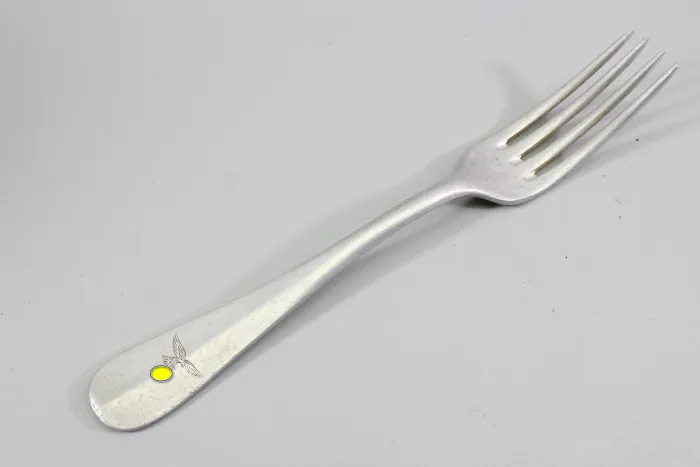 Originale Luftwaffe Gabel Kantinenbesteck 1940 Fl.U.V, GAG 1939