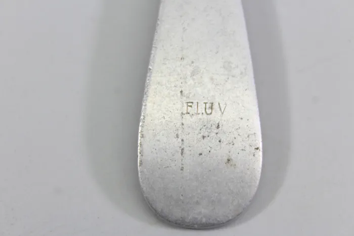 Originale Luftwaffe Gabel Kantinenbesteck 1940 Fl.U.V, GAG 1939