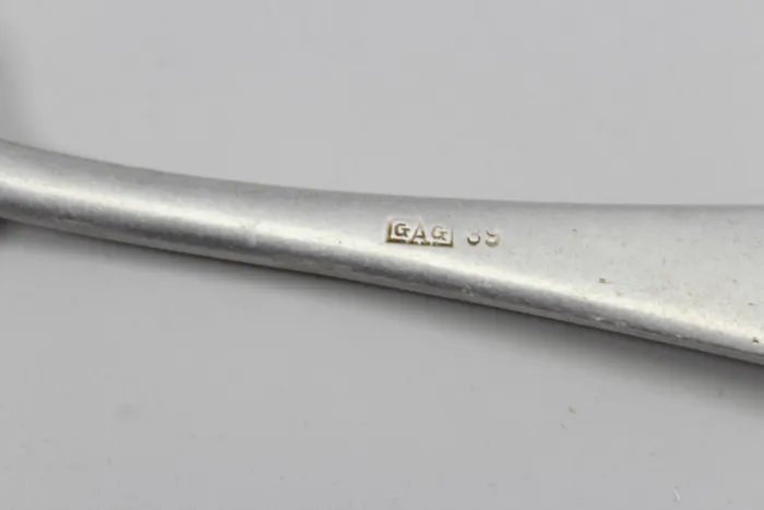 Originale Luftwaffe Gabel Kantinenbesteck 1940 Fl.U.V, GAG 1939