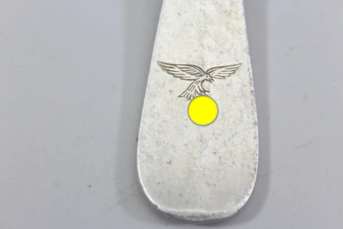 Originale Luftwaffe Gabel Kantinenbesteck 1940 Fl.U.V, GAG 1939