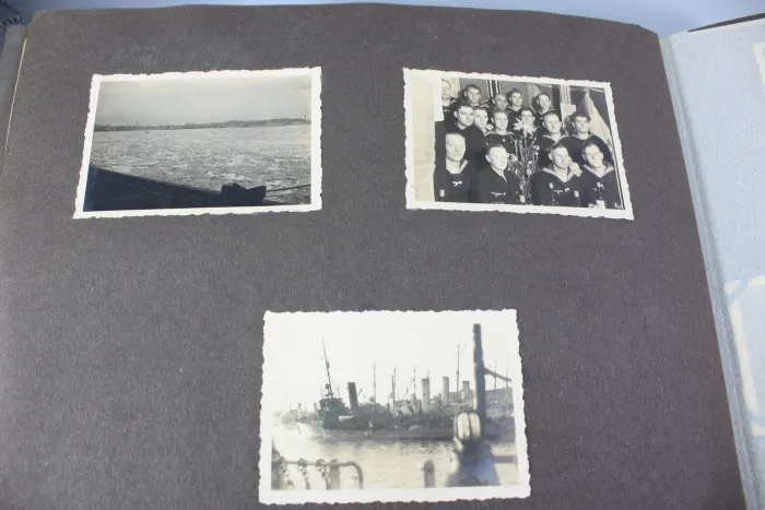 Erinnerungen meine Dienstzeit Kriegsmarine Fotoalben, Eismeer Ansichten, Glockentaucher u. U-Boote 190 Fotos