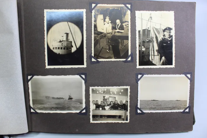 Erinnerungen meine Dienstzeit Kriegsmarine Fotoalben, Eismeer Ansichten, Glockentaucher u. U-Boote 190 Fotos