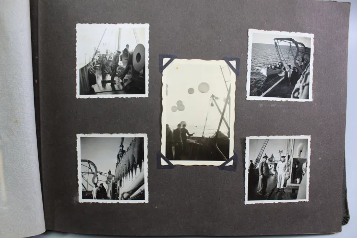 Erinnerungen meine Dienstzeit Kriegsmarine Fotoalben, Eismeer Ansichten, Glockentaucher u. U-Boote 190 Fotos