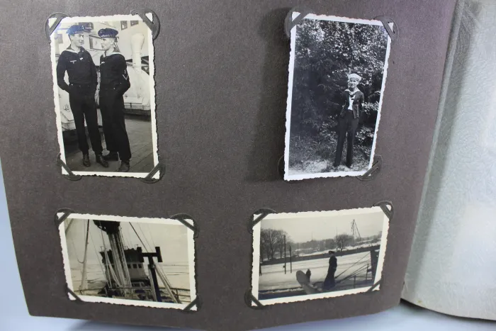 Erinnerungen meine Dienstzeit Kriegsmarine Fotoalben, Eismeer Ansichten, Glockentaucher u. U-Boote 190 Fotos