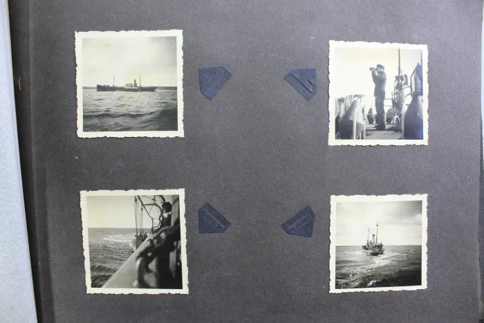 Erinnerungen meine Dienstzeit Kriegsmarine Fotoalben, Eismeer Ansichten, Glockentaucher u. U-Boote 190 Fotos