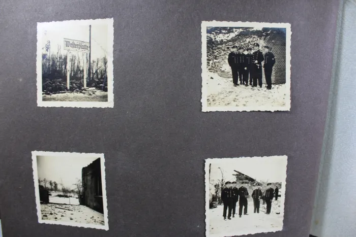 Erinnerungen meine Dienstzeit Kriegsmarine Fotoalben, Eismeer Ansichten, Glockentaucher u. U-Boote 190 Fotos