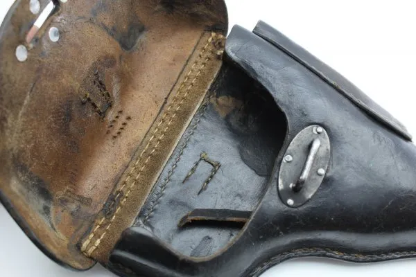 P38 Wehrmacht pistol holster, manufacturer jxb 43, WaA stamp