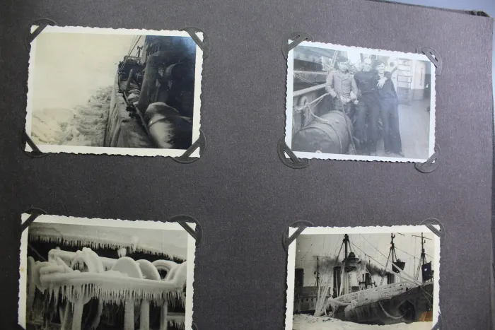 Erinnerungen meine Dienstzeit Kriegsmarine Fotoalben, Eismeer Ansichten, Glockentaucher u. U-Boote 190 Fotos