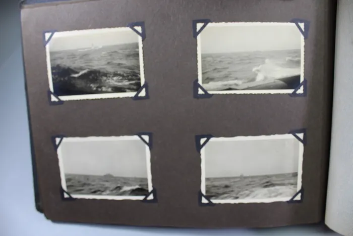 Erinnerungen meine Dienstzeit Kriegsmarine Fotoalben, Eismeer Ansichten, Glockentaucher u. U-Boote 190 Fotos