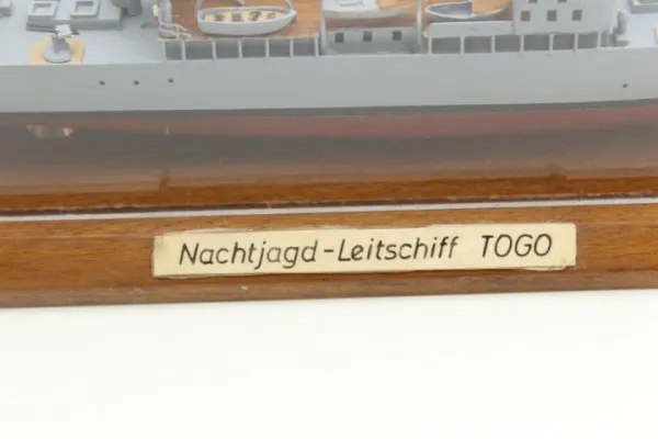 ww2 Kriegsmarine model Togo NJL night hunting guide ship, original ship model, warship