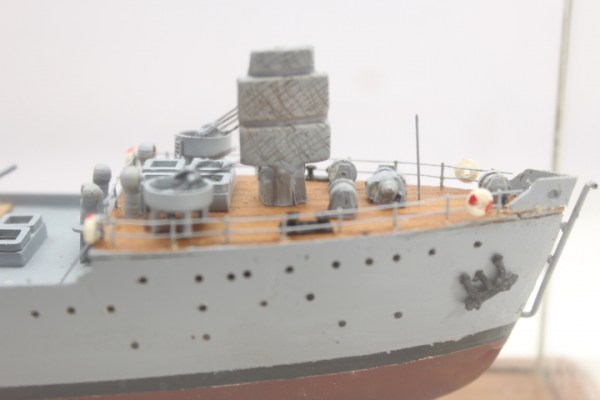ww2 Kriegsmarine model Togo NJL night hunting guide ship, original ship model, warship