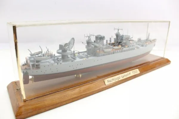 ww2 Kriegsmarine model Togo NJL night hunting guide ship, original ship model, warship